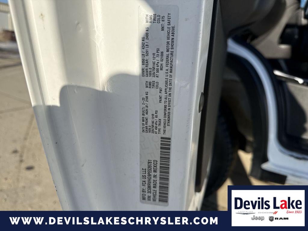 2023 RAM ProMaster 3500 Cargo Van High Roof 159' WB