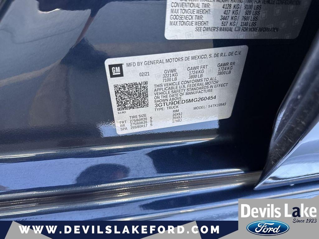 2021 GMC Sierra 1500 4WD Crew Cab Short Box SLT